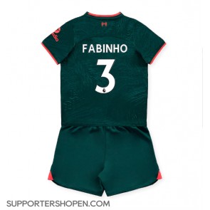 Liverpool Fabinho #3 Tredje tröja Barn 2022-23 Kortärmad (+ korta byxor)